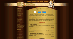 Desktop Screenshot of cigars4dummies.com